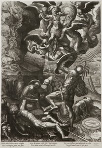 De Opstanding van Christus, 1557 door Lucas van Doetechum