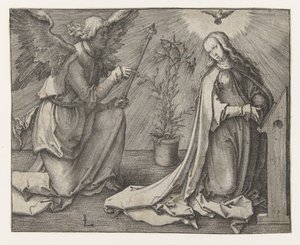 Annunciatie door Lucas van Leyden