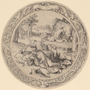 Christus in Gethsemane door Lucas van Leyden