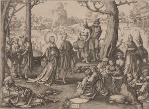 Dans van de Magdalena door Lucas van Leyden