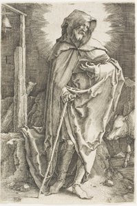Sint Antonius door Lucas van Leyden