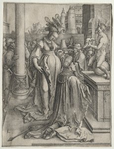 Solomons Afgoderij door Lucas van Leyden