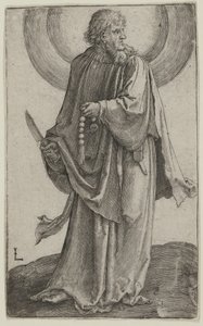 Sint Bartholomeus, c.1511 door Lucas van Leyden