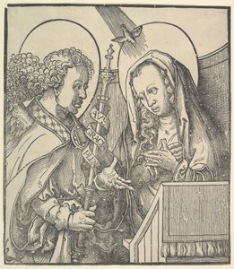 De annunciatie door Lucas van Leyden
