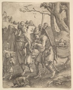 De Bedelaars Eulenspiegel, 1520 door Lucas van Leyden