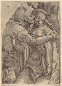 De Dwaas en de Vrouw door Lucas van Leyden