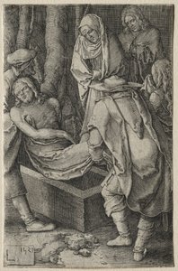 De Passie: De Begrafenis van Christus door Lucas van Leyden