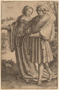 De Promenade door Lucas van Leyden