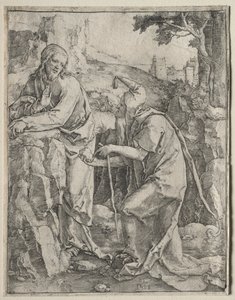 De Verzoeking van Christus door Lucas van Leyden