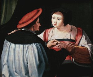 De verloving door Lucas van Leyden