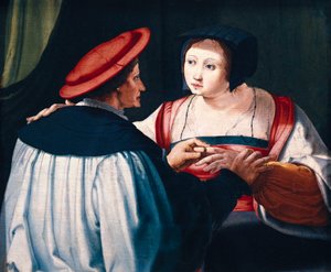 De verloving door Lucas van Leyden