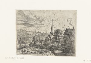 Dorp gelegen aan een rivier