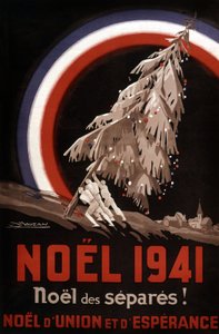 Poster voor Kerstmis van gevangenen, Frankrijk
