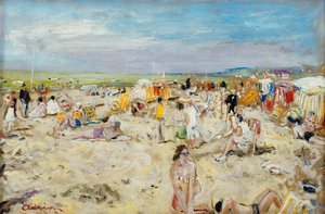 Op het Strand door Lucien Adrion
