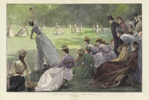 Dames Cricketspelers: Een Goede Vangst door Lucien Davis