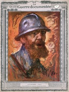 Pepere, portret van oude roodharige man door Lucien Levy Dhurmer