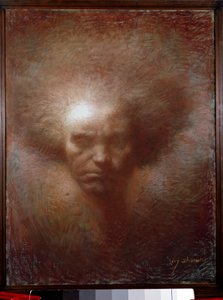 Portret van Ludwig van Beethoven (1770-1827) door Lucien Levy Dhurmer