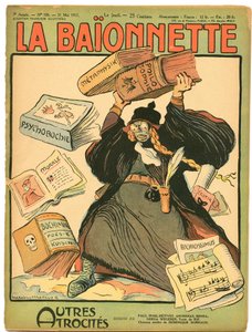 Omslag van La Baionnette, Satirisch in Kleuren