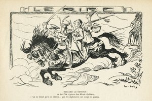 Illustratie in Le Rire door Lucien Metivet