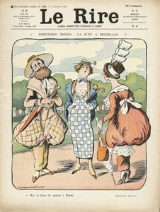 Illustratie in Le Rire, 27/07/12 - Laatste mode (gravure)