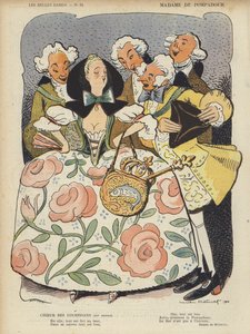Madame De Pompadour, Illustratie voor Le Rire