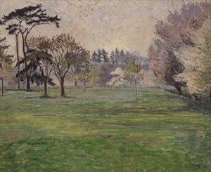 Bloesem, zon en mist: Chipperfield