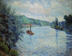 La Frette door Lucien Pissarro