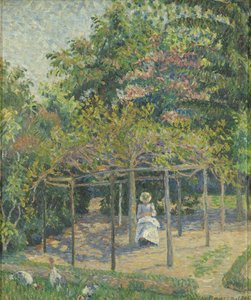 De Kalkoenen door Lucien Pissarro