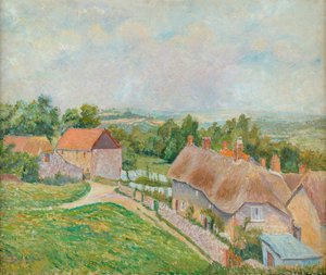 Phippens Cottage, Hewood Green door Lucien Pissarro