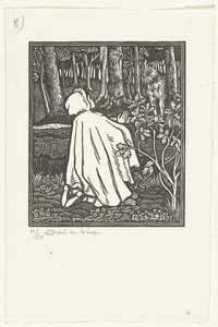 Roodkapje door Lucien Pissarro