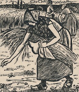 Ruth aan het aren lezen, 1919