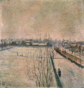 Stamford Brook, Londen door Lucien Pissarro