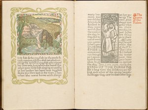 De koningin van de vissen-meisje dat op paling vist, 1894