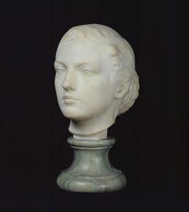 Hoofd van Jane Poupelet (1878-1932) 1897
