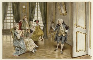 Illustratie voor The School for Scandal door Lucius Rossi