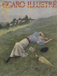 Lente. Omslag van Le Figaro Illustre, mei 1896 door Lucius Rossi