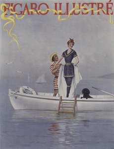 Een Volle Zee. Omslag van Le Figaro Illustre, augustus 1894