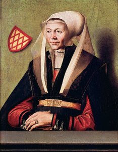 Portret van de vrouw van de kunstenaar door Ludger the Elder tom Ring