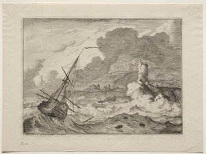 Storm op zee