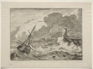 Storm op zee
