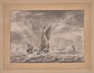 Schepen in een storm