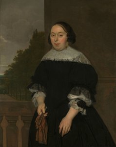 Aletta van Ravensberg (1635-77), vrouw van Jan van Nes door Ludolf de Jongh