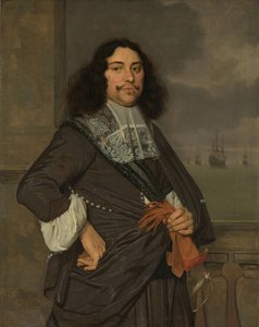 Jan van Nes (1631-80), Viceadmiraal van Holland en West-Friesland door Ludolf de Jongh