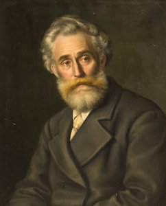 De schilder Vilhelm Kyhn door Ludovica Thornam
