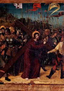 Mysteries van de Rozenkrans: Jezus draagt het kruis door Ludovico Brea