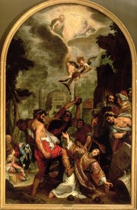 Het martelaarschap van St. Stefanus door Ludovico Cardi Cigoli