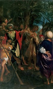 Preek van de Doper door Ludovico Carracci