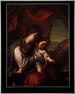 De Madonna & Kind met St. Antonius Abt