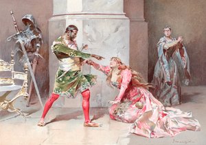 Illustratie voor Shakespeare