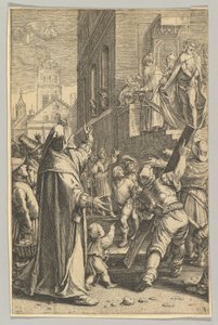 Ecce Homo, uit De Passie van Christus, ca. 1623 door Ludovicus Siceram